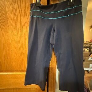 Lucy Navy Leggings with Teal Accents